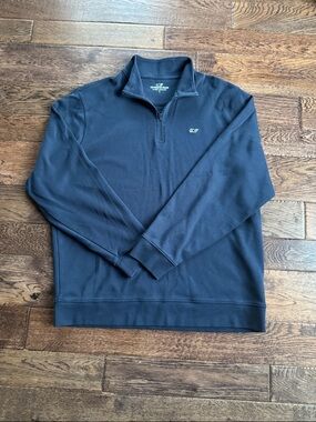 Vineyard Vines Men's Dark Navy Quarter-Zip Pullover